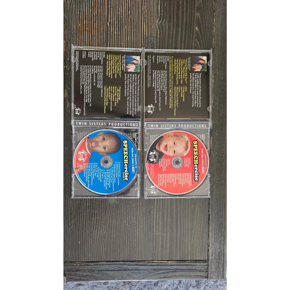 Speechercise Level 1 & 2 CD Bundle Twin Sisters Productions Speech Therapy Kids
